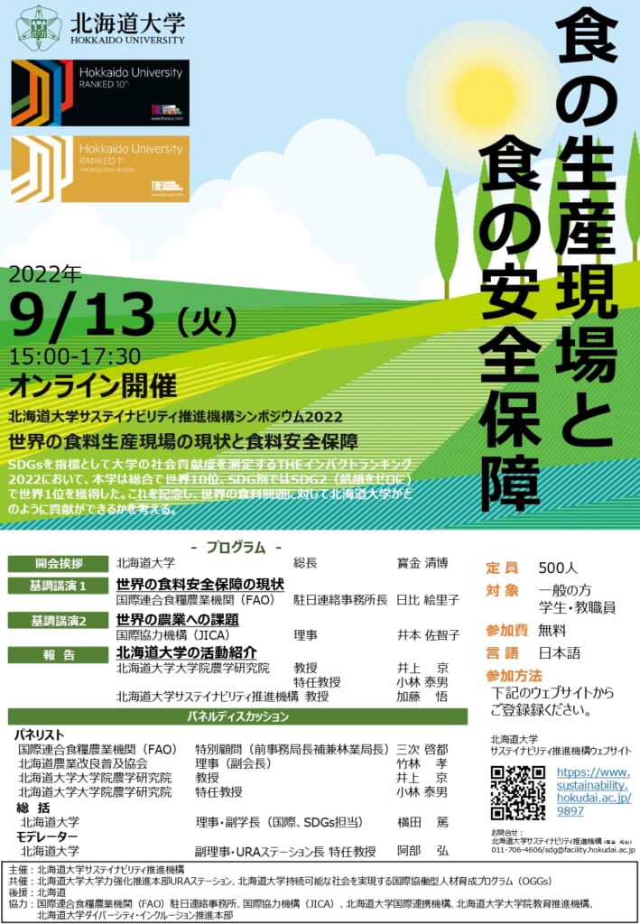 【活動・調査報告】報告書の公開「サステイナビリティ推進機構シンポジウム2022」