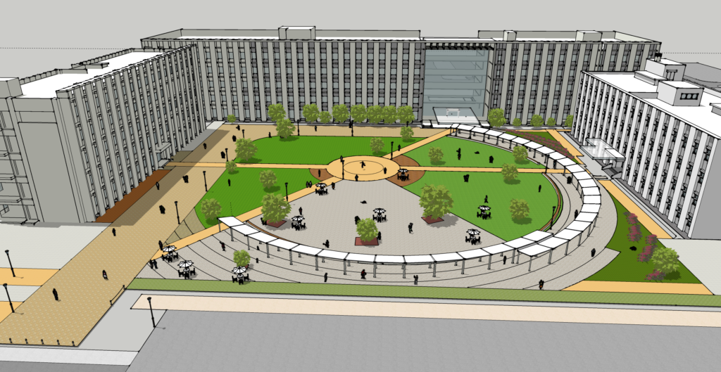 札幌北キャンパス屋外パブリックスペースの整備状況を公開します